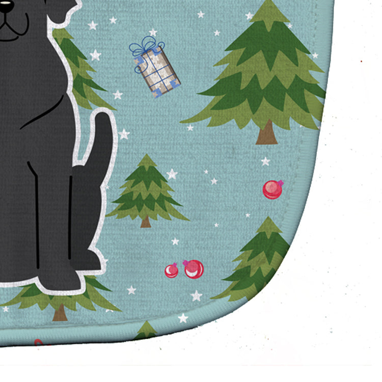 Christmas Black Labrador Baby Bib BB4717BIB