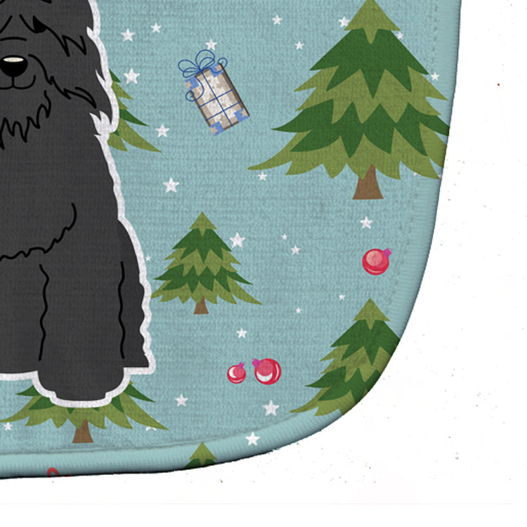 Christmas Bouvier des Flandres Baby Bib BB4734BIB