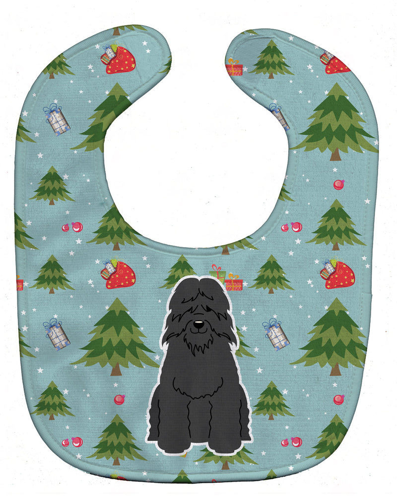 Christmas Bouvier des Flandres Baby Bib BB4734BIB