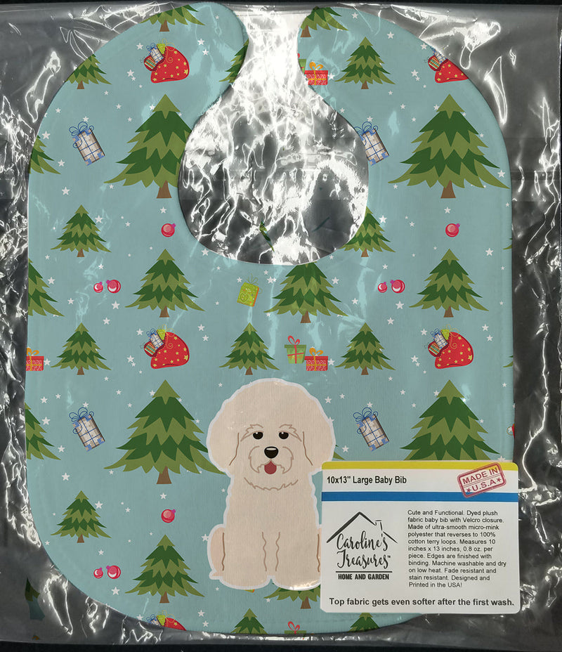 Christmas Bichon Frise Baby Bib BB4735BIB