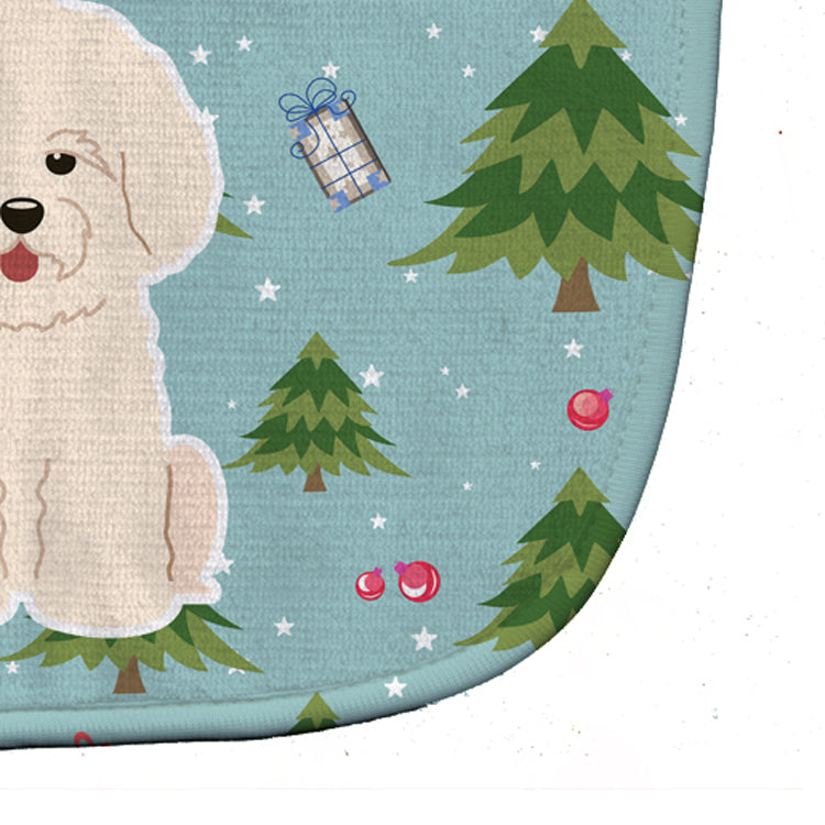 Christmas Bichon Frise Baby Bib BB4735BIB