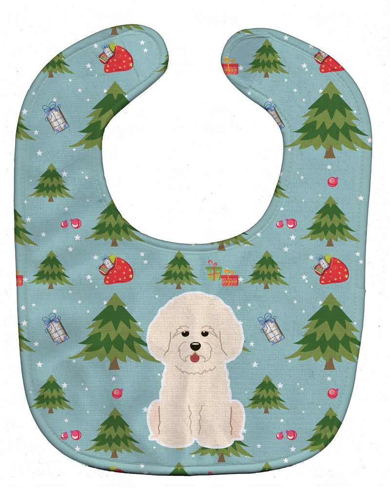 Christmas Bichon Frise Baby Bib BB4735BIB