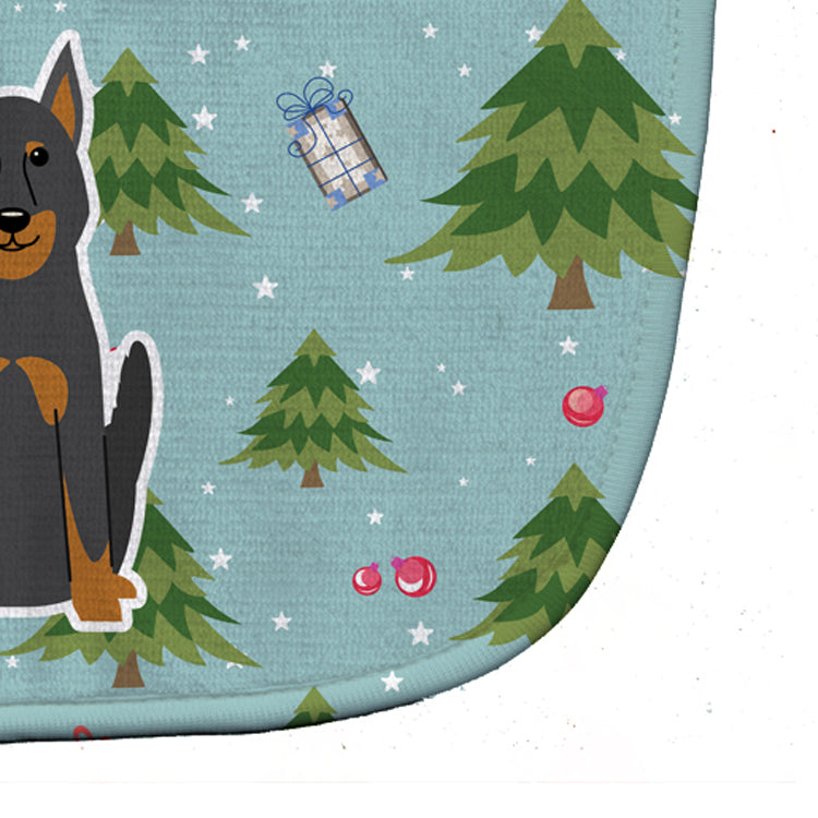 Christmas Beauce Shepherd Dog Baby Bib BB4740BIB