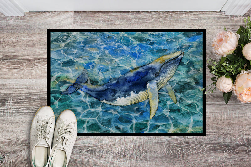 Humpback Whale Indoor or Outdoor Mat 18x27 BB5336MAT