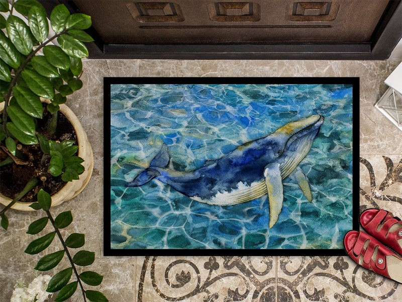 Humpback Whale Indoor or Outdoor Mat 18x27 BB5336MAT