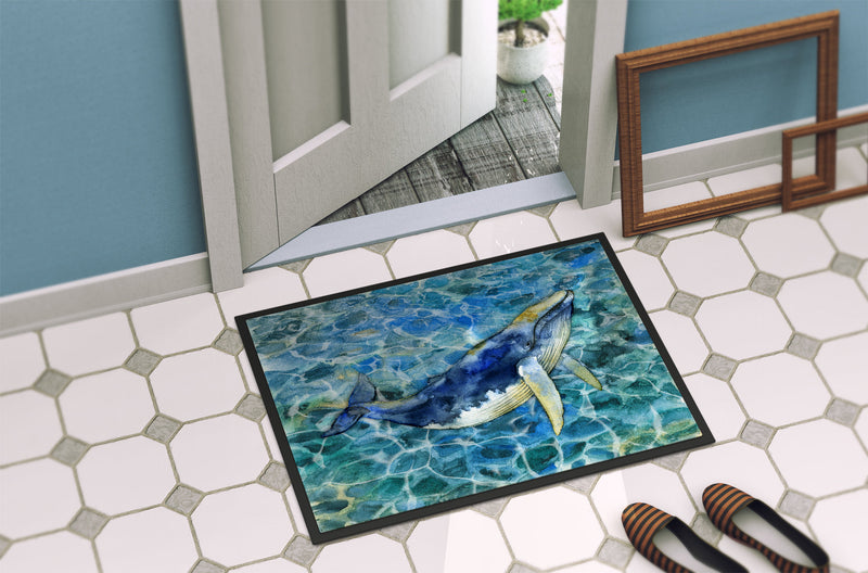 Humpback Whale Indoor or Outdoor Mat 18x27 BB5336MAT