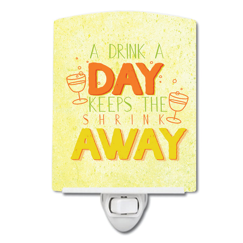 A Drink a Day Ceramic Night Light BB5422CNL