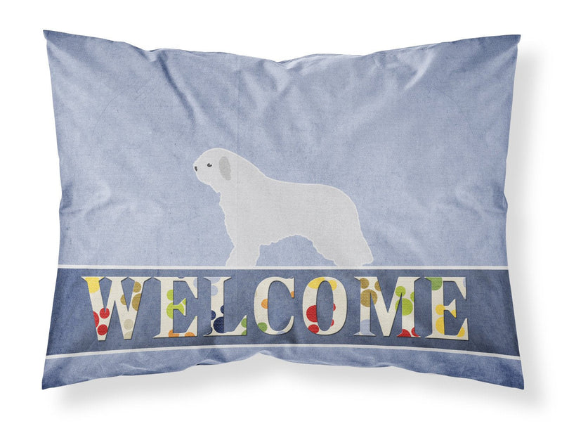 Spanish Water Dog Welcome Fabric Standard Pillowcase BB5519PILLOWCASE