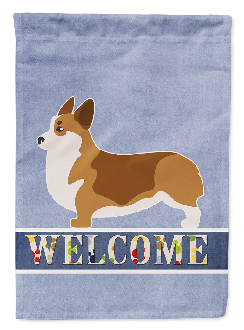 Corgi Welcome Flag Garden Size BB5524GF