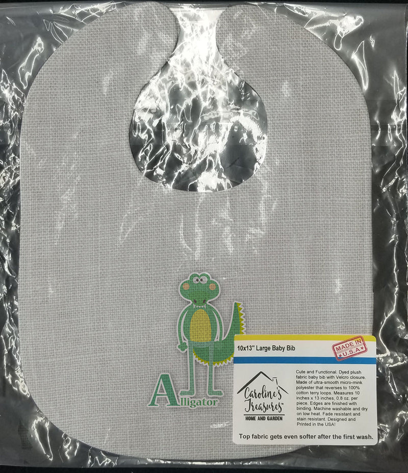 Alphabet A for Alligator Baby Bib BB5726BIB