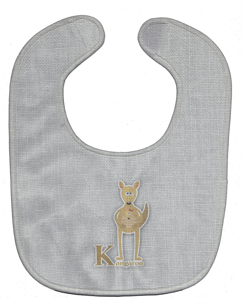 Alphabet K for Kangaroo Baby Bib BB5736BIB