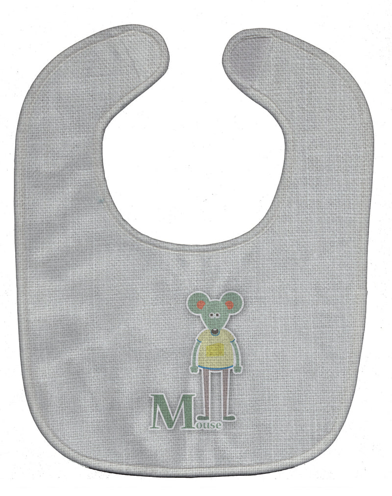 Alphabet M for Mouse Baby Bib BB5738BIB