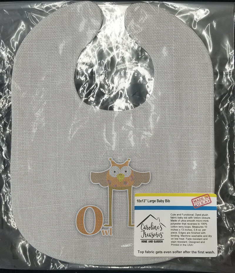 Alphabet O for Owl Baby Bib BB5740BIB