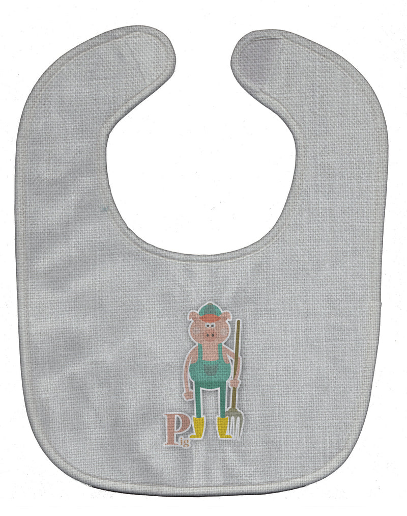 Alphabet P for Pig Baby Bib BB5741BIB