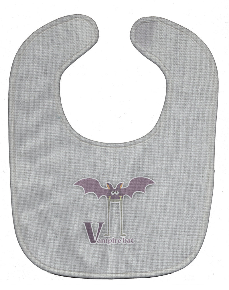 Alphabet V for Vampire Bat Baby Bib BB5747BIB