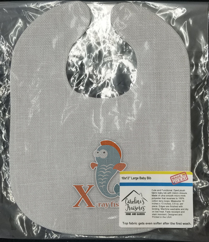 Alphabet X for Xray Fish Baby Bib BB5749BIB