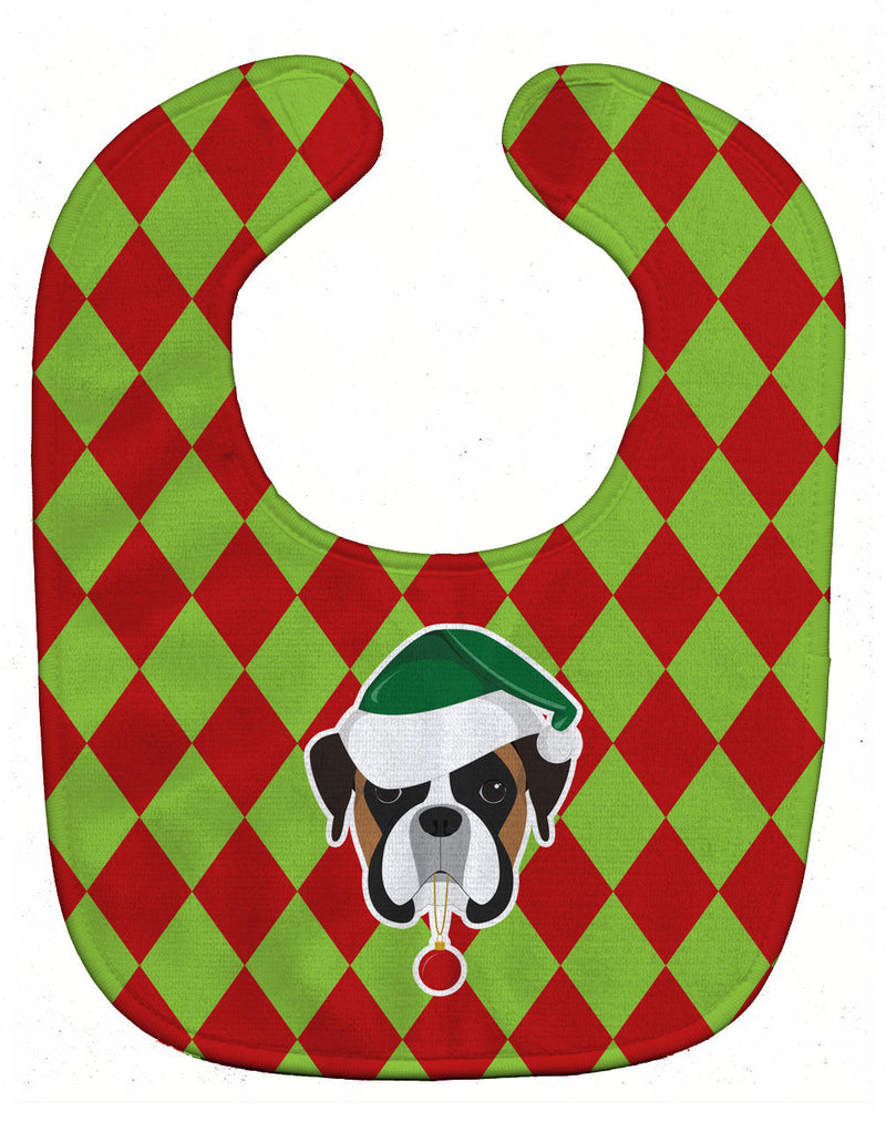 Christmas Boxer Baby Bib BB5975BIB