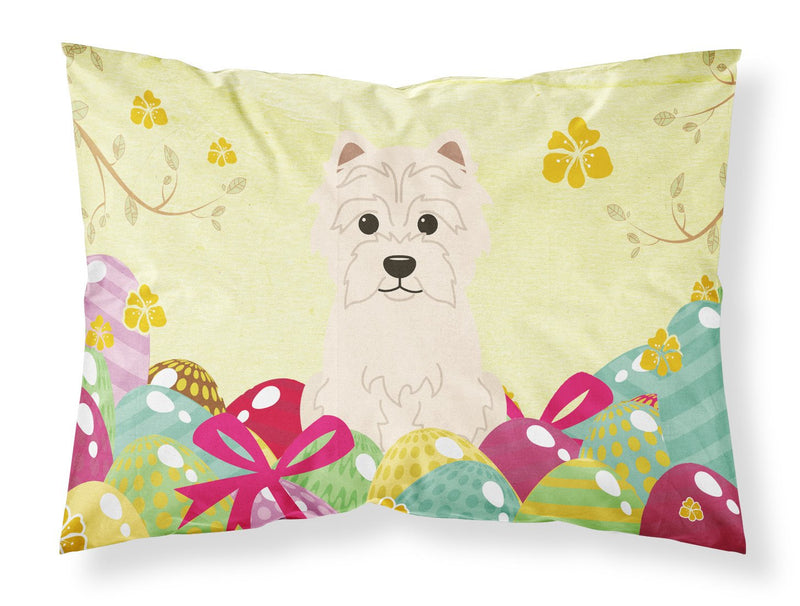 Easter Eggs Westie Fabric Standard Pillowcase BB6042PILLOWCASE