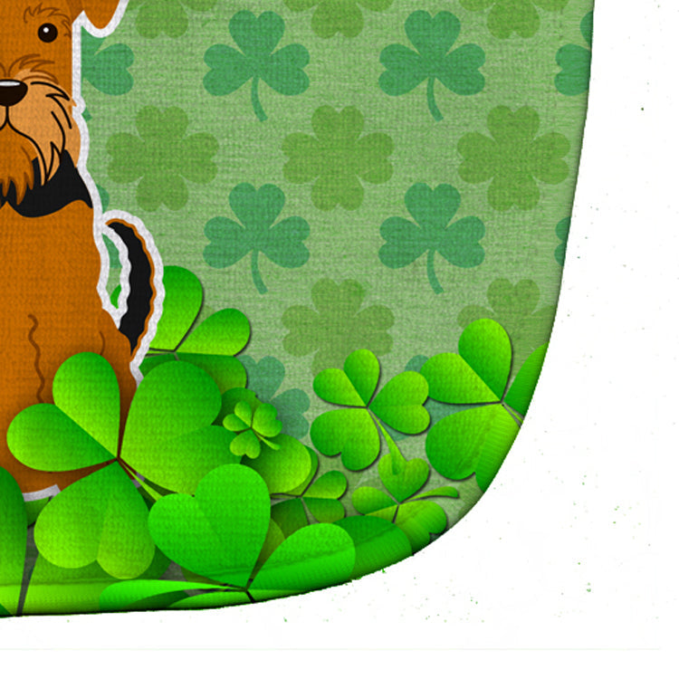 Airedale Shamrocks Baby Bib BB6182BIB