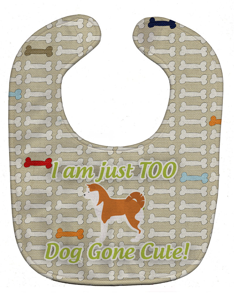 Akita Dog Gone Cute Baby Bib BB6577BIB