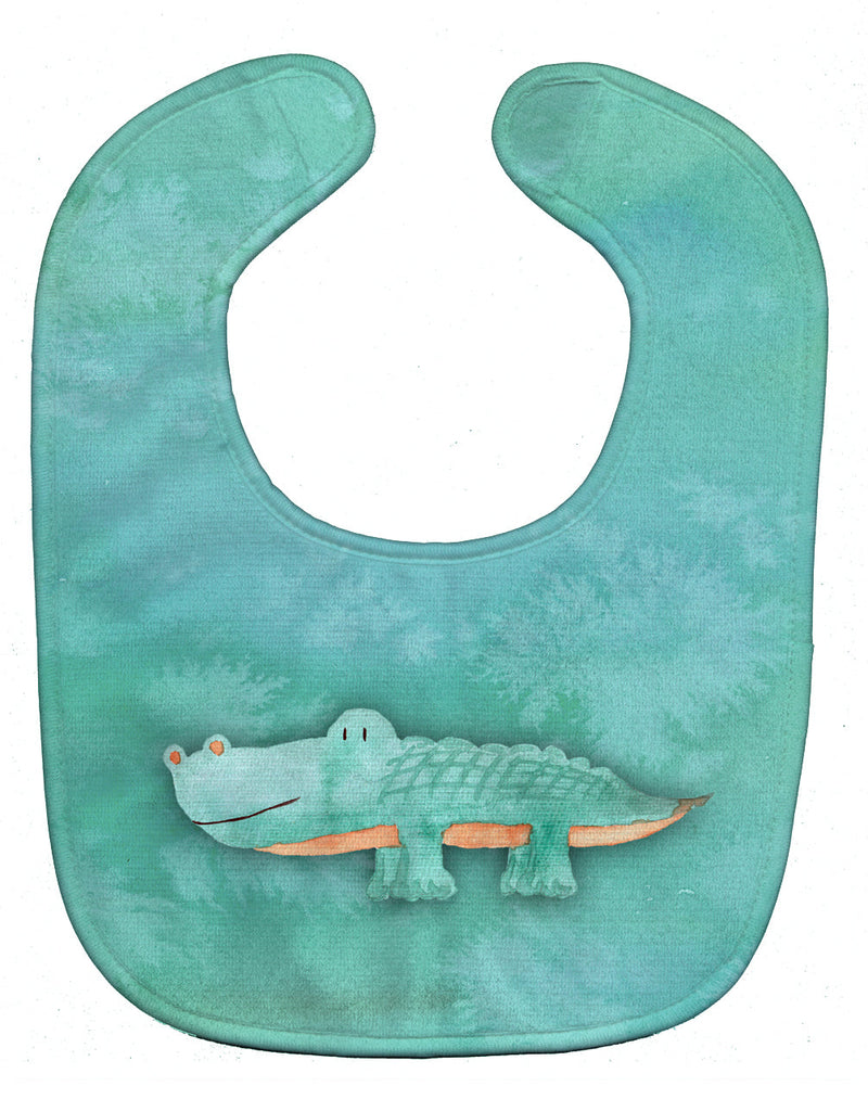 Alligator Watercolor Baby Bib BB7385BIB