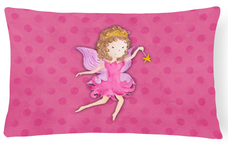 Fairy Princess Watercolor Canvas Fabric Decorative Pillow BB7406PW1216