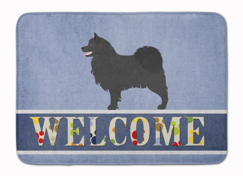 Swedish Lapphund Welcome Machine Washable Memory Foam Mat BB8347RUG