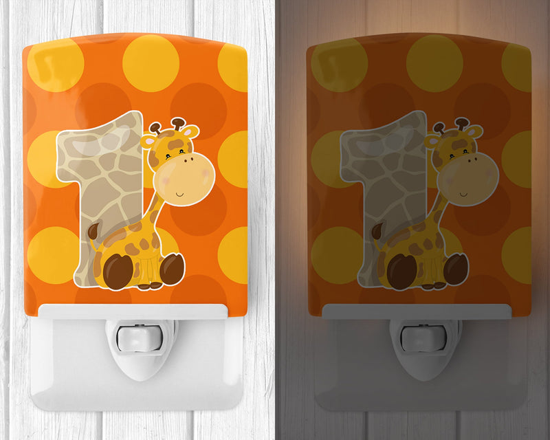 Zoo Month 1 Giraffe Ceramic Night Light BB9008CNL