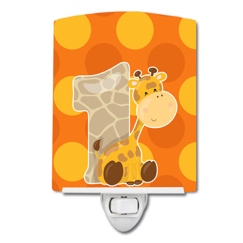 Zoo Month 1 Giraffe Ceramic Night Light BB9008CNL