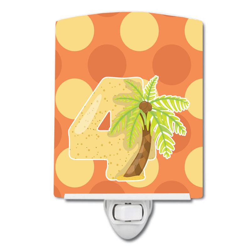 Zoo Month 4 Palm Tree Ceramic Night Light BB9011CNL