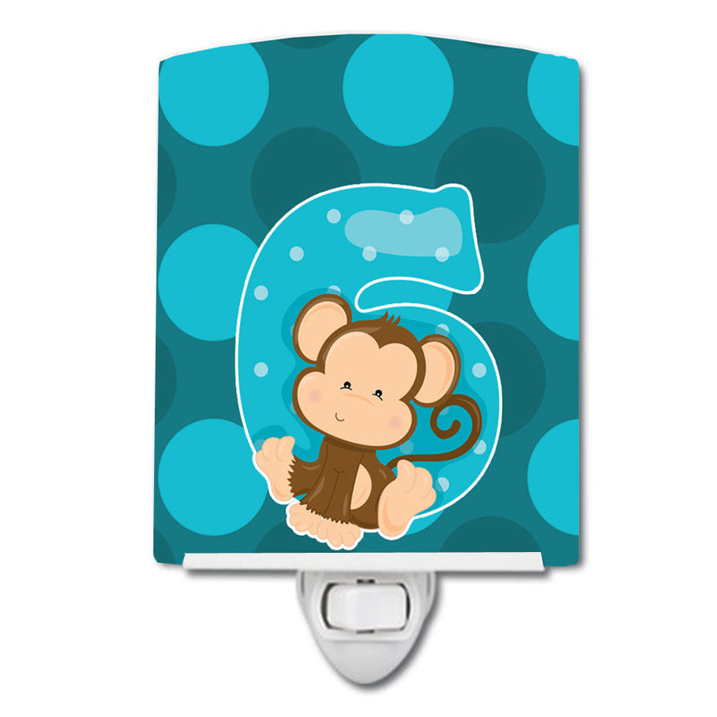 Zoo Month 6 Monkey Ceramic Night Light BB9013CNL