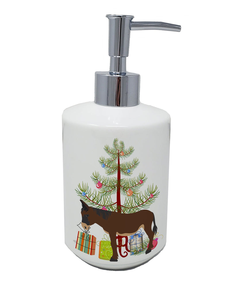 Zamorano-Leones Donkey Christmas Ceramic Soap Dispenser