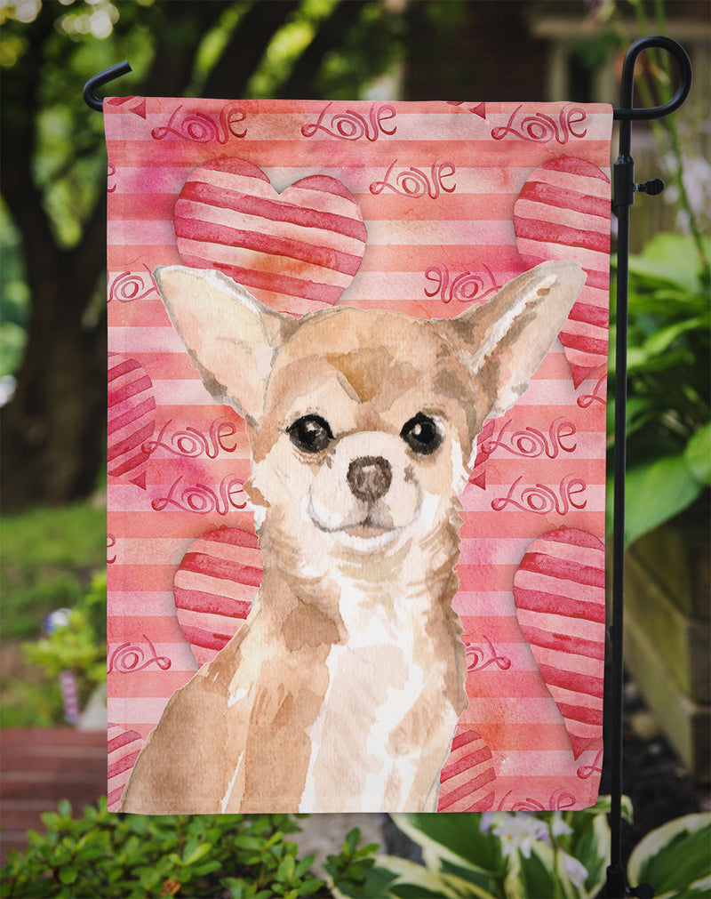 Chihuahua Love Flag Garden Size BB9481GF