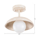 1-Light Iron Farmhouse Island Pendant Lighting
