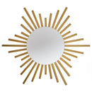 18 Inch Iris 1-Light Golden Semi-Flush Mount Ceiling Light