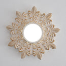 22 Inch White Modern Sunburst Flush Mount LED Lighting