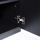 Modern 68 Inch TV Stand Media Console with LED Lights for Living Room