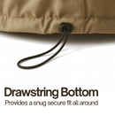 Island BBQ Outdoor Grill Cover  88"L x 42"D x 48"H Taupe