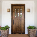 1-Light Modern Wooden Beads Wall Sconce Lighting