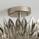 3-Light Modern Semi-Flush Mount LED Ceiling Lighting