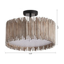 3-Light Farmhouse LED Ceiling Lighting