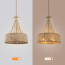 4-Light Golden Bohemian Dry Rated Chandelier
