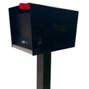 NEW!!!!  QUICK SHIP UptownBox in TEXTURED MATT JET BLACK on BLACK - Modern Mailbox