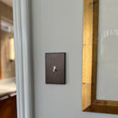 CleanPlate Classic Wall Plate in Bronze for Toggle Switches