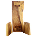 Haussmann Wood Natural Edge Bench 48 in x 18 x 18 in H KD Oak Oil