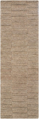 Idaho Broken-Striped Brown Area Rug
