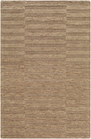 Idaho Broken-Striped Brown Area Rug