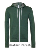 Not Today Heifer Highland Coo Embroidered Zipper Sweatshirt Hoodie