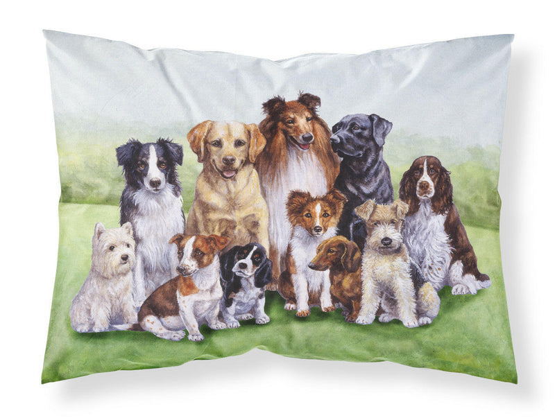 Springtime Dogs Fabric Standard Pillowcase BDBA316BPILLOWCASE