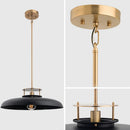 Beacon 1-Light Modern Gold & Black Island Pendant Light